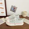 Zapatillas versátiles para mujer 2026 primavera-verano nuevas zapatillas de lona estilo coreano para mujer, de moda, cómodas, modernas, estilo universitario, zapatos casuales