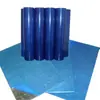 Película protectora autoadhesiva de acero inoxidable PE azul aleación de aluminio pintura película metálica ancho 50 cm 5 hilos adhesivo medio 100 metros
