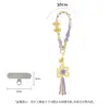 Nuevo Lanyard para Teléfono Móvil Estilo Tíbet, Tejido a Mano Estilo Chino de los Cinco Elementos Calabaza Retro Pompon Cadena para Teléfono con Correa de Muñeca con Borla