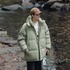 Chamarra acolchada de algodón para hombre invierno 2023 nueva marca de moda americana forro polar gruesa color liso con capucha cálida para parejas abrigo acolchado de algodón