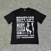 Camiseta de algodão de manga curta casual solta respirável estilo celebridade europeia e americana de verão Corteiz Devil Island