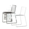 Silla Ins Nórdica, Silla de Comedor Moderna de Hierro Artístico de Lujo Ligero, Mueble Sencillo de Mesa y Silla para Balcón al Aire Libre, Ocio, Celebridad de Internet, Hogar