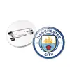 Broche de Clube Manchester City Lembrancinhas Liga de Futebol Distintivo da Copa do Mundo Alfinete Distintivo Ornamento