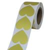 Venta al por mayor de rollos de pegatinas adhesivas doradas para bricolaje, etiquetas decorativas para embalaje de repostería, pegatinas de sellado