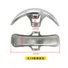 Guardabarros Delantero para Triciclo Eléctrico, Guardabarros Delantero de Acero Inoxidable para Motocicleta, Deflector de Agua Delantero Estilo Príncipe, Guardabarros Engrosado