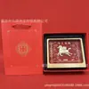 Novo conjunto de ornamentos criativos de ouro puro 999, perfeito como presente ou lembrança, direto da fábrica, disponível para atacado