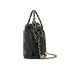 Bolso de Mujer 2026 Nuevo Estilo Bolso de Mano con Patrón de Rombos Bolso de Piel Genuina, Bolso de Hombro Moderno y Sencillo, Bolso Cubo Estilo Coreano Retro para Mujer