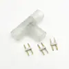 Accesorios para tira de luz de alto voltaje 220v con interruptor, enchufe, perilla, regulador, conector central y cable de conexión