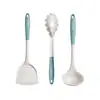Un Juego Completo de Utensilios de Cocina para el Hogar, Espátula y Cuchara de Silicona, Sartén Antiadherente, Juego Especial de Espátula y Cuchara para Cocinar Bebés, Entrega al por Mayor