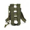 Conjunto de copos de água portáteis multifuncionais ajustáveis para viagens ao ar livre, estilo militar, esportivo, bolsa de cintura para garrafa de água tática MOLLE