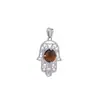 Pendente de cristal de pedra natural europeu e americano nova tendência Joker simples diy acessórios de joias de pinguim chinês atacado