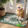 Tapete de chão de veludo cristal persa Amazon transfronteiriço para entrada, hipoalergênico, capacho à prova de poeira, seguro para animais de estimação, resistente ao desgaste e à sujeira