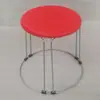 Banquillo redondo para cambiarse los zapatos, banquillo de alfombra, banquillo redondo pequeño para niños, banquillo bajo de hierro, banquillo de acero reforzado, banquillo grueso para mesa de comedor de adultos para uso doméstico