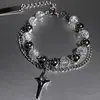 Estilo europeo y americano, pulsera de acero de titanio transfronteriza que no se decolora, ajustable, con un tacto lujoso y de alta gama, adecuada tanto para hombres como para mujeres, un accesorio moderno y versátil