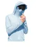 Nueva ropa de verano deportiva de seda helada fresca con protección solar, ligera, unisex, protección UV, secado rápido, ropa de protección solar para pesca al aire libre