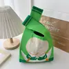 Bolso Chaleco Bolso Chaleco Bolso de Mano Tejido Casual Bolso de Mano Contraste de Color Ajedrez Bolso de Mano Coreano de Lujo Ligero