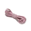 Cuerda Colorida de Alta Elasticidad de 3 mm, Cordón Plano Elástico, Banda Elástica, Goma para el Pelo Hecha a Mano para DIY, Cuerda para el Pelo, Materiales para Joyería al por Mayor