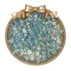 Cuentas de cristal de sirena Ji con degradado de vidrio de 10 mm, cuentas de rueda recortadas, cuentas sueltas, accesorios de joyería con cuentas hechos a mano.
