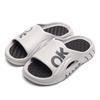 Explosiones Transfronterizas Bolsa de Compras de Una Sola Palabra Verano Deportes Talla Grande Ropa de Exterior para Hombre Suela Antideslizante de Masaje Chanclas de Playa