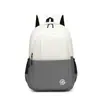 Mochila de color block transfronteriza con tacto de calidad, gran capacidad, adecuada para hombres y mujeres, para ir al trabajo y uso estudiantil, mochila de viaje para exteriores de color block