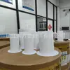 Suministro tubería PTFE sin punto negro aislamiento eléctrico PTFE PTFE tubería con brida presión de troquel tubería