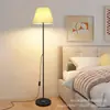 6 Lámparas de Pie de Tela de Segunda Mano Nuevas para Sala de Estar, Mesita Lateral de Sofá, Lámpara de Escritorio Vertical con Almacenamiento, Dormitorio, Sala de Estudio, Carga USB, Estilo Retro