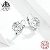 Pendientes de platino bañados en plata de ley rosa de Amazon Source S925 para mujer, los pendientes de moda más vendidos de Europa y Estados Unidos.