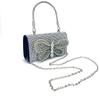 Bolso de Noche de Comercio Electrónico de Comercio Exterior, Bolso para Vestido, Bolso Cuadrado Pequeño con Incrustaciones de Diamantes Brillantes de Mariposa, Bolso de Cadena, Bolso de Mano, Bolso de Fiesta, Lujo Ligero