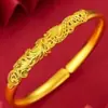 Nova Pulseira de Pavão Dourado Antigo para Mulheres, Pulseira de Fênix Vazada Não Desbota, Venda Direta no Atacado do Fabricante de Joias