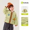 Chamarra de Polar de Invierno para Bebé Dudu Ropa Infantil Ropa Gruesa y Cálida de Invierno para Niñas Ropa para Niños Cárdigan de Punto