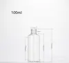 Venta al por mayor del fabricante Mascota Plástico Transparente Champú Alcohol Embalaje Botella Conveniente para Transportar Boquilla de Exprimidor Spray Muestra
