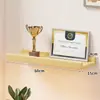 Estantería de pared Mueble flotante para TV en sala de estar Estante de almacenamiento de pared de una sola palabra Máquina para juguetes caseros Estante de almacenamiento de caja superior