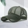 Gorra de Béisbol de Malla con Logo Personalizado, Sombrero de Sol Transpirable de Ala Hueca de Verano, Gorra con Visera para Protección Solar en Viajes al Aire Libre