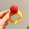 Lindo Set de Gomas para el Cabello de Frutas Dopamina Girly Cuerdas para el Cabello Bandas Elásticas Accesorios para el Cabello Diademas Adornos para el Cabello