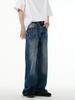 Pantalones vaqueros retro americanos nuevos de primavera para hombre, diseño de nicho de alta calidad, pantalones sueltos de calle fritos Ruan Shuai, marca de moda