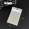 Ins Laser Star Bolsa Ziplock Pequeña Tarjeta Funda para Tarjeta Bolsa Adhesivo de Sellado Bolsa de Almacenamiento Gupan Material de Embalaje para Tarjetas