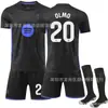 Modelo No 2526. 10 Jersey Messi Barcelona Jersey Mamba Negro No. Conjunto de Uniforme de Fútbol 14 Rashford Yamal