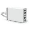 Venta al por mayor de fábrica Cargador USB multipuerto de 40W50W 5V8A5V10A Cargador de oficina Modelo más vendido en Amazon