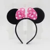 Diadema Diadema de Rendimiento Orejas Lindas de Ratón Mickey Lazo Lazo de Día del Niño Tocado