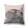 Funda de almohada de poliéster marmoleado estilo ins nórdico estampado geométrico terciopelo piel de melocotón funda de almohada para sofá de sala de estar QTH03