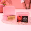 Sabonete com Óleo Essencial de Pêssego Simis, Sabonete Florido Etiquetado, Sabonete Artesanal, Limpeza e Hidratação, 100g