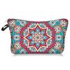[Pequeña venta al por mayor] Bolsa de almacenamiento para cosméticos multifuncional con estampado de moda de la serie Mandala de Amazon