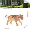 Modelo de mini animal de simulación serpiente tortuga cocodrilo rana de árbol camaleón decoración de paisaje de mesa de arena juguetes cognitivos para niños