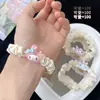 Lindo aro para el pelo de intestino delgado Sanrio ins caricatura perro japonés Pacha cuerda para el pelo coolomi perro Yugui dulces accesorios para el pelo