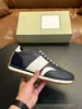 Zapatillas casuales retro de retazos de cuero genuino y gamuza para hombre, estilo transfronterizo TF, diseño de bloques de color blanco y negro, suela de goma, modelo versátil