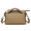 Bolsa Feminina Denk Couro Genuíno Transfronteiriça 2025 Moda Casual Grande Capacidade Bolsa de Mão Couro Bovino de Primeira Camada Bolsa de Ombro Transversal