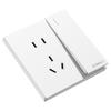 Electricista Internacional 86 Panel de Enchufe de Cinco Orificios Blanco Oscuro Panel de Interruptor Enchufe de Pared Doméstico Venta al por Mayor