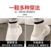 Zapatos de enfermera para mujer, primavera y verano 2024, nuevos, de suela suave, antideslizantes, blancos, planos y cómodos, para el trabajo médico.