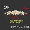 Talla en Madera Dongyang Madera Maciza Estilo Europeo Adorno Talla en Madera Estilo Francés Panel Floral Mueble Puerta de Gabinete Tira Larga Moldura de Puerta Panel Floral Largo
