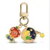 Chaveiro Esmaltado Desenho Estrela Pequena Série Baseball Pingente Fofo para Bolsa Decoração de Mochila de Estudante Venda por Atacado